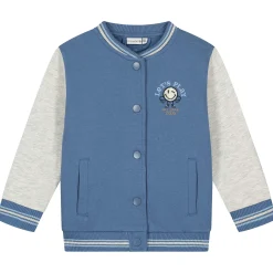 Prénatal peuter vest lange mouwen meerkleurig blauw