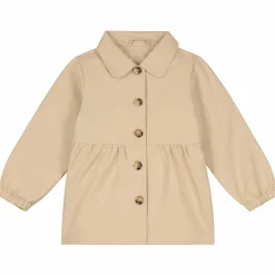 Prénatal peuter zomer trenchcoat lange mouwen effen beige