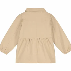 Prénatal peuter zomer trenchcoat lange mouwen effen beige