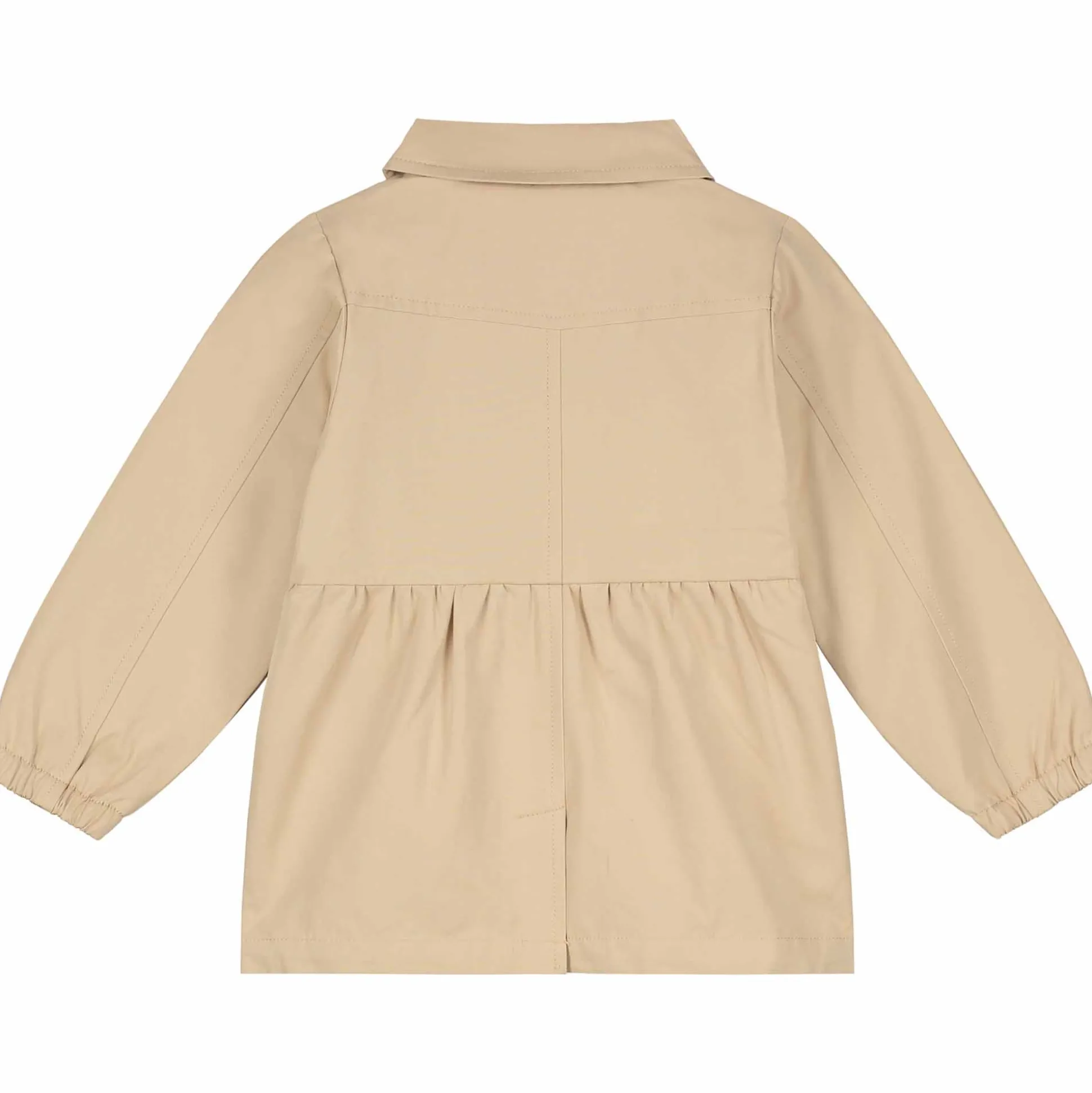 Prénatal peuter zomer trenchcoat lange mouwen effen beige