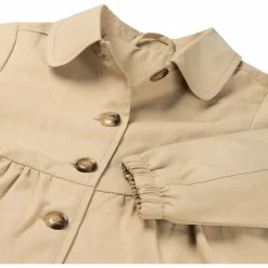 Prénatal peuter zomer trenchcoat lange mouwen effen beige