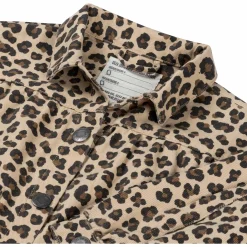 Prénatal peuter zomerjas lange mouwen dierenprint bruin