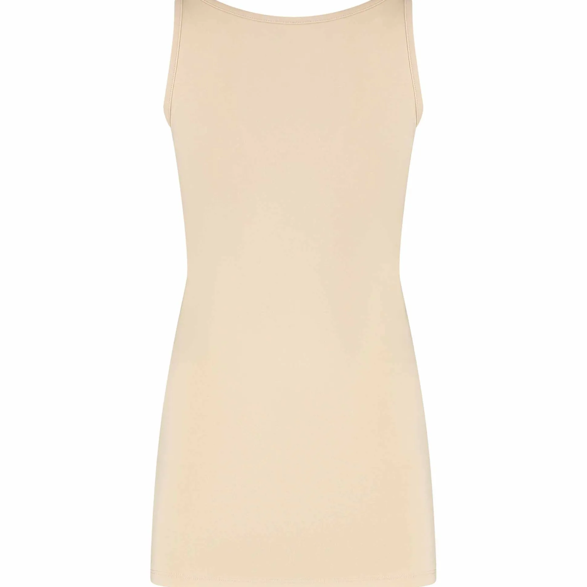 Prénatal positie singlet basis mouwloos effen beige