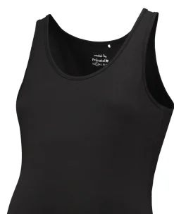 Prénatal positie singlet basis mouwloos effen zwart