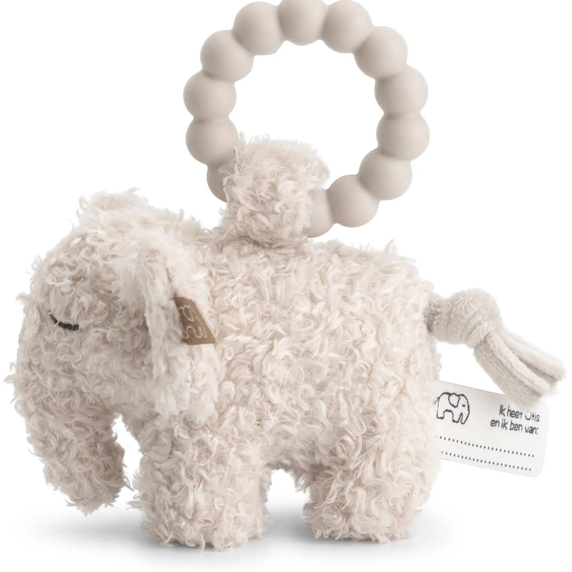 Prénatal rammelaar Otis de olifant Grey