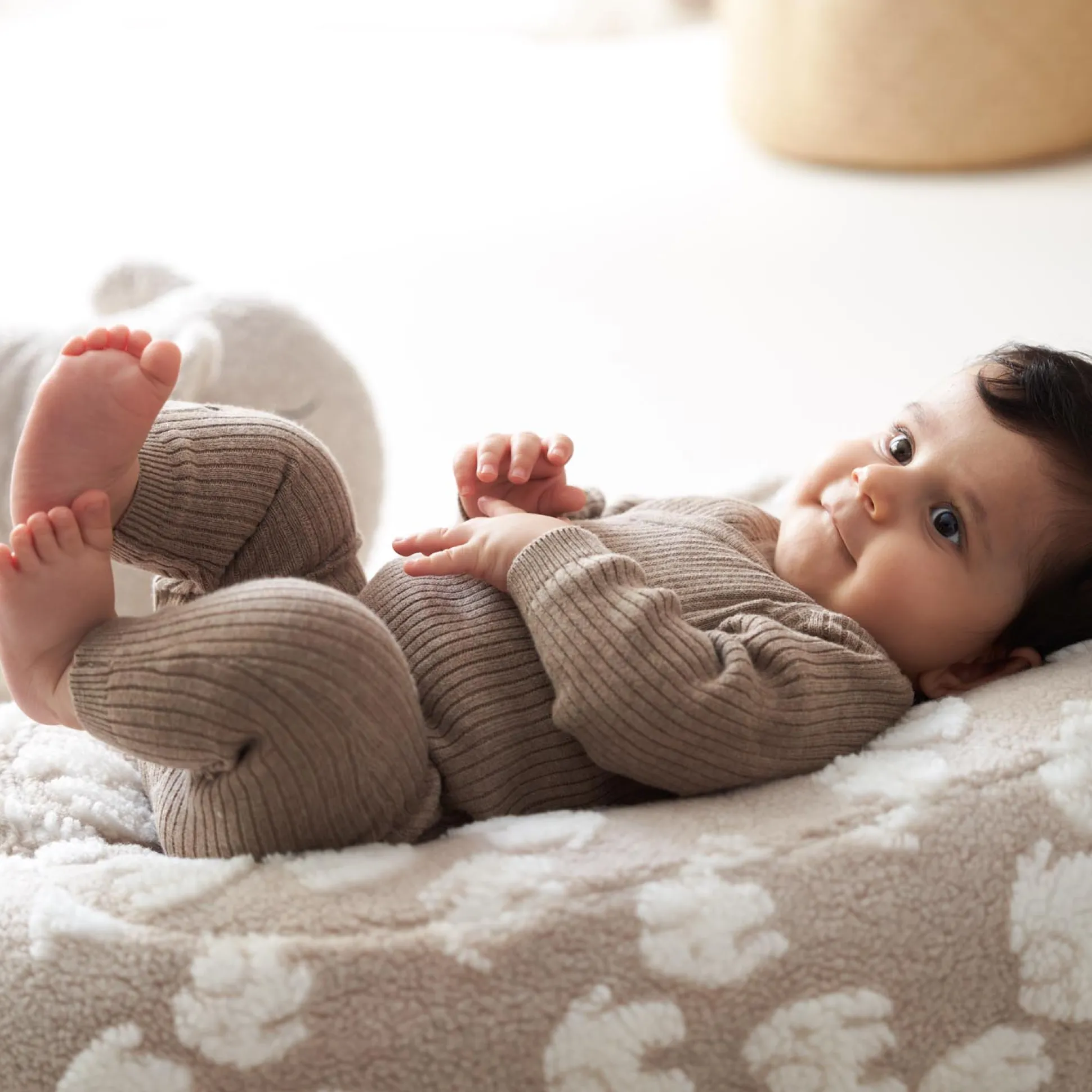 Prénatal relaxhoes Otis olifant grijs