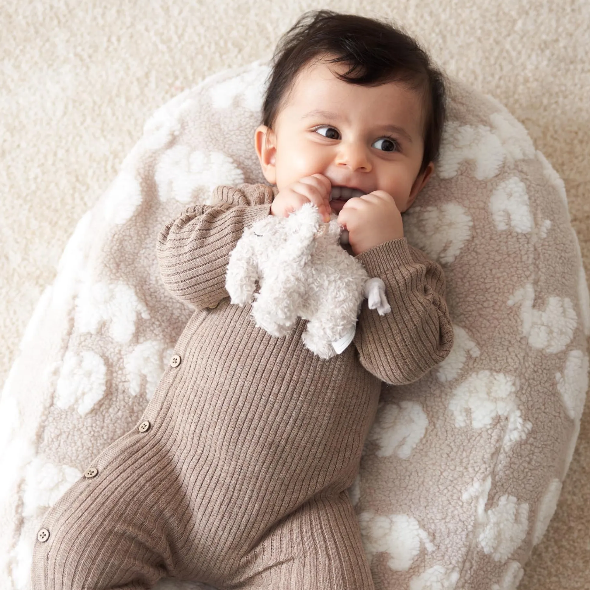 Prénatal relaxhoes Otis olifant grijs