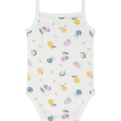 Prénatal romper 2 stuks spaghettibandjes all over print roze