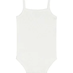 Prénatal romper ajour spaghettibandjes effen wit