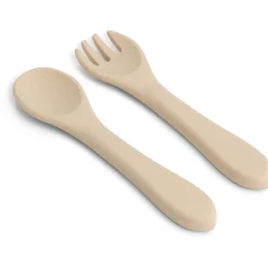 Prénatal siliconen bestek 2-delig beige