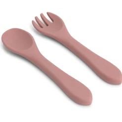 Prénatal siliconen bestek 2-delig roze