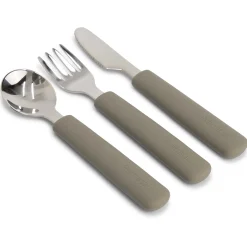Prénatal siliconen bestekset RVS 3-delig groen