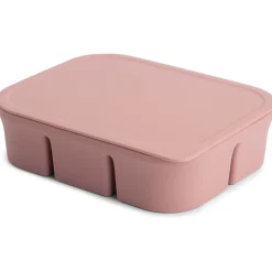 Prénatal siliconen bewaarbak 6 vakjes roze