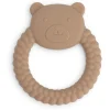Prénatal siliconen bijtring beer bruin