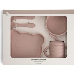 Prénatal siliconen eetset roze