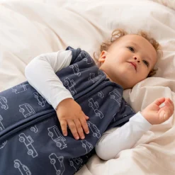 Prénatal slaapzak auto's blauw