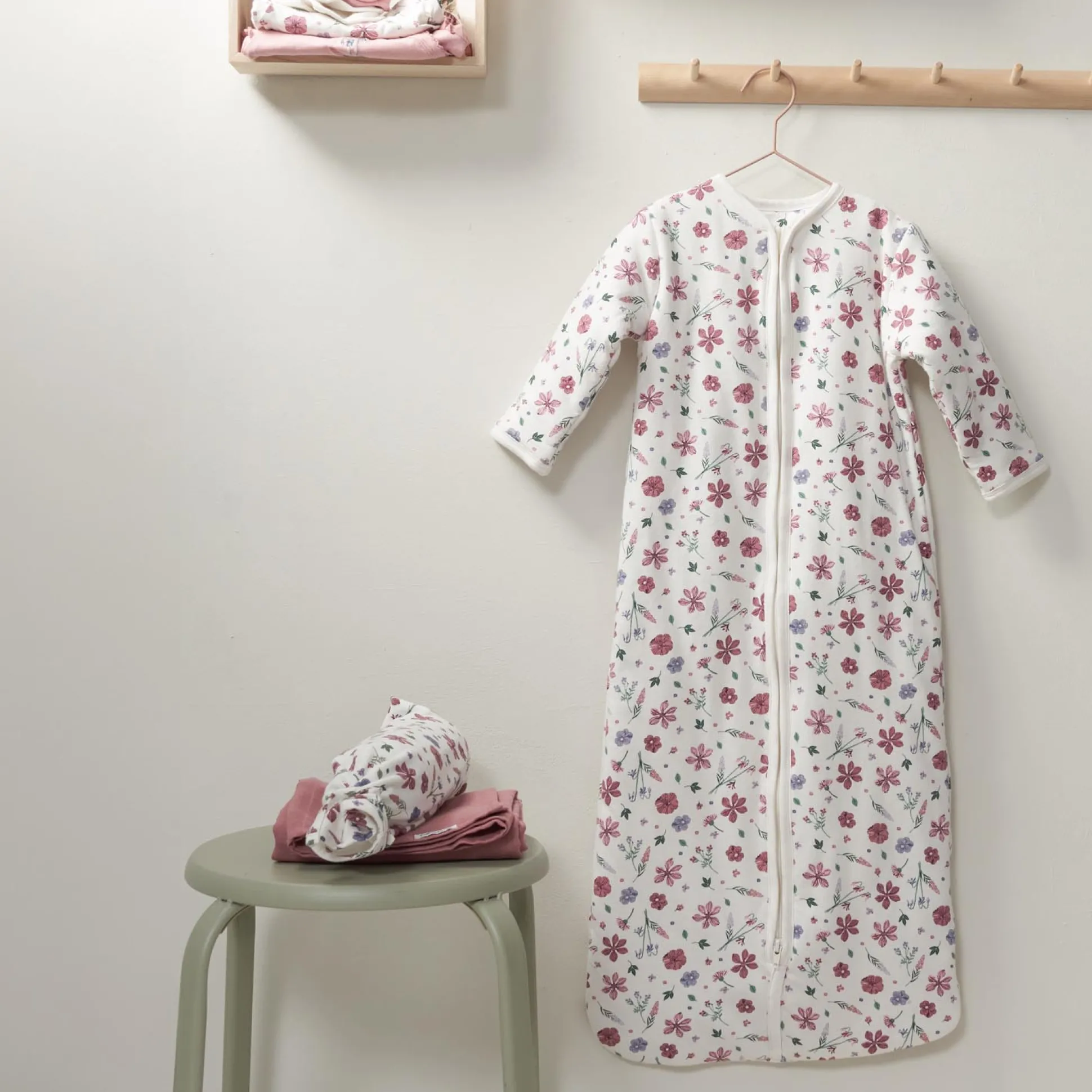 Prénatal slaapzak flower multi
