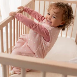Prénatal slaapzak hartjes roze