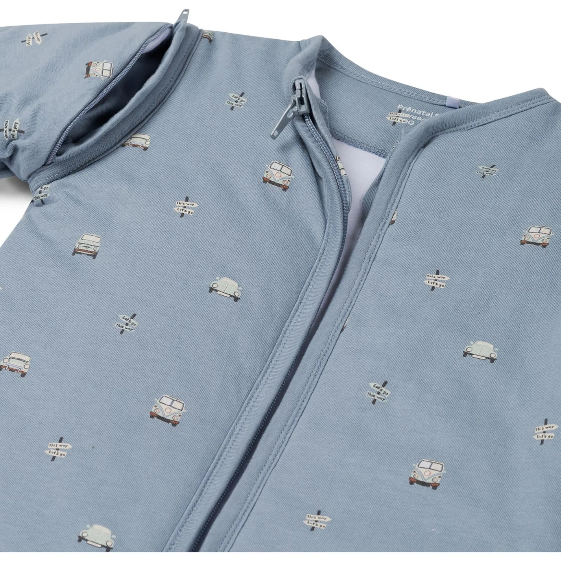 Prénatal slaapzak retro auto blauw