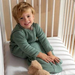 Prénatal slaapzak rib groen