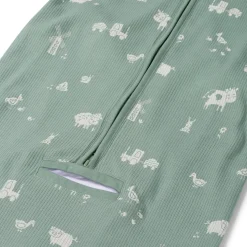 Prénatal slaapzak rib groen