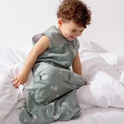 Prénatal slaapzak rib groen