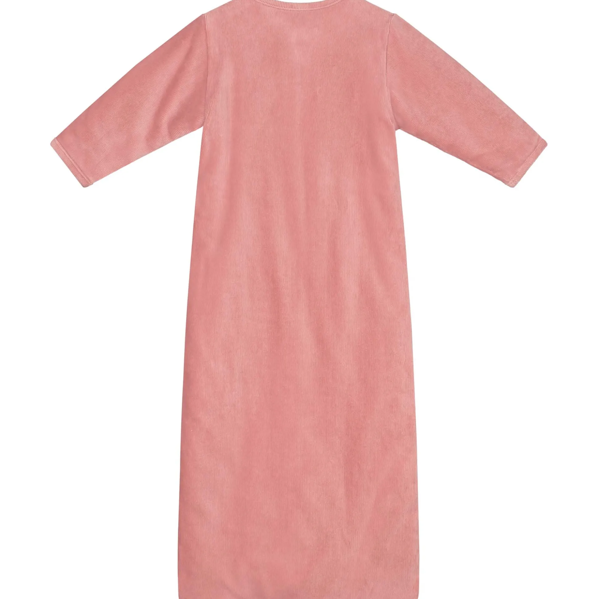 Prénatal slaapzak rib velour roze