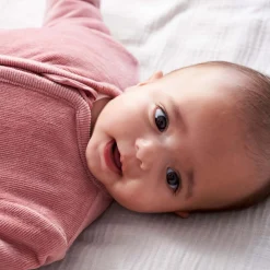 Prénatal slaapzak rib velour roze