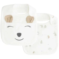 Prénatal slab Kleine Vriendjes 2 stuks wit