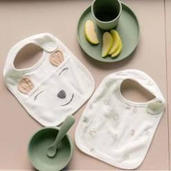 Prénatal slab Kleine Vriendjes 2 stuks wit