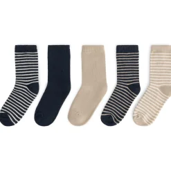 Prénatal sokken 5 paar beige