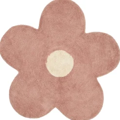 Prénatal vloerkleed bloem roze