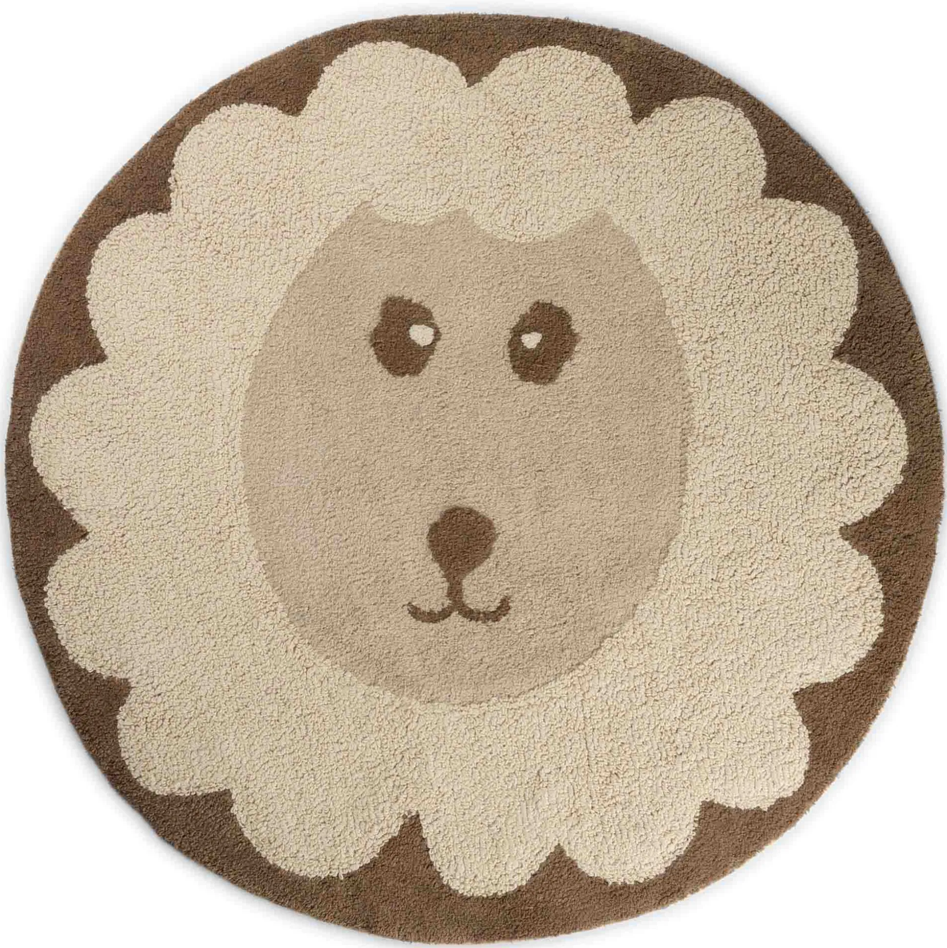 Prénatal vloerkleed schaap beige