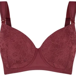 Prénatal voedingsbh & slip rood