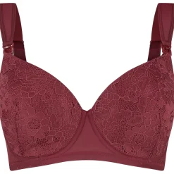 Prénatal voedingsbh & slip rood