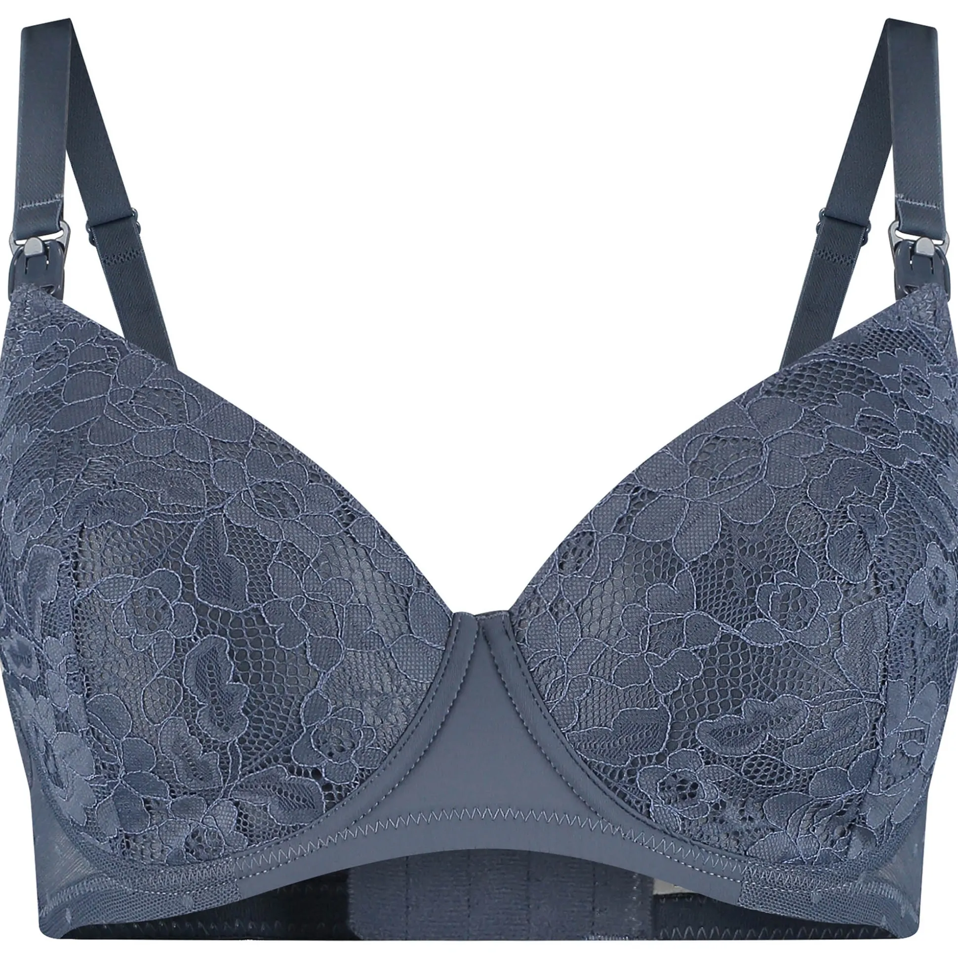 Prénatal voedingsbh effen blauw