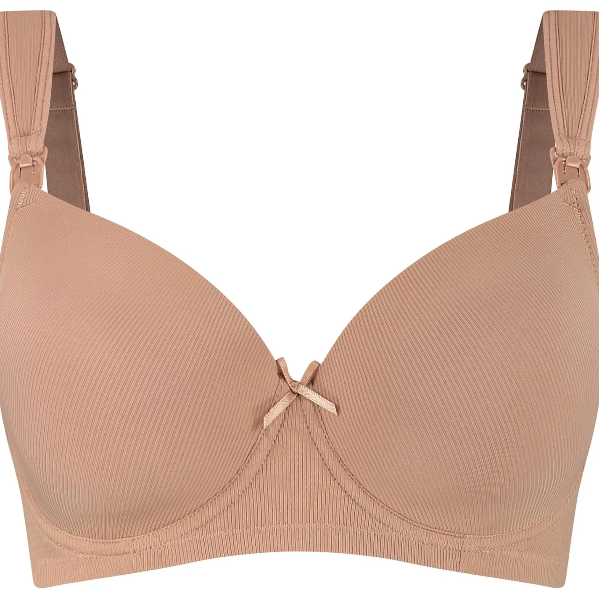 Prénatal voedingsbh effen taupe