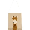 Prénatal wandtapijt giraf beige