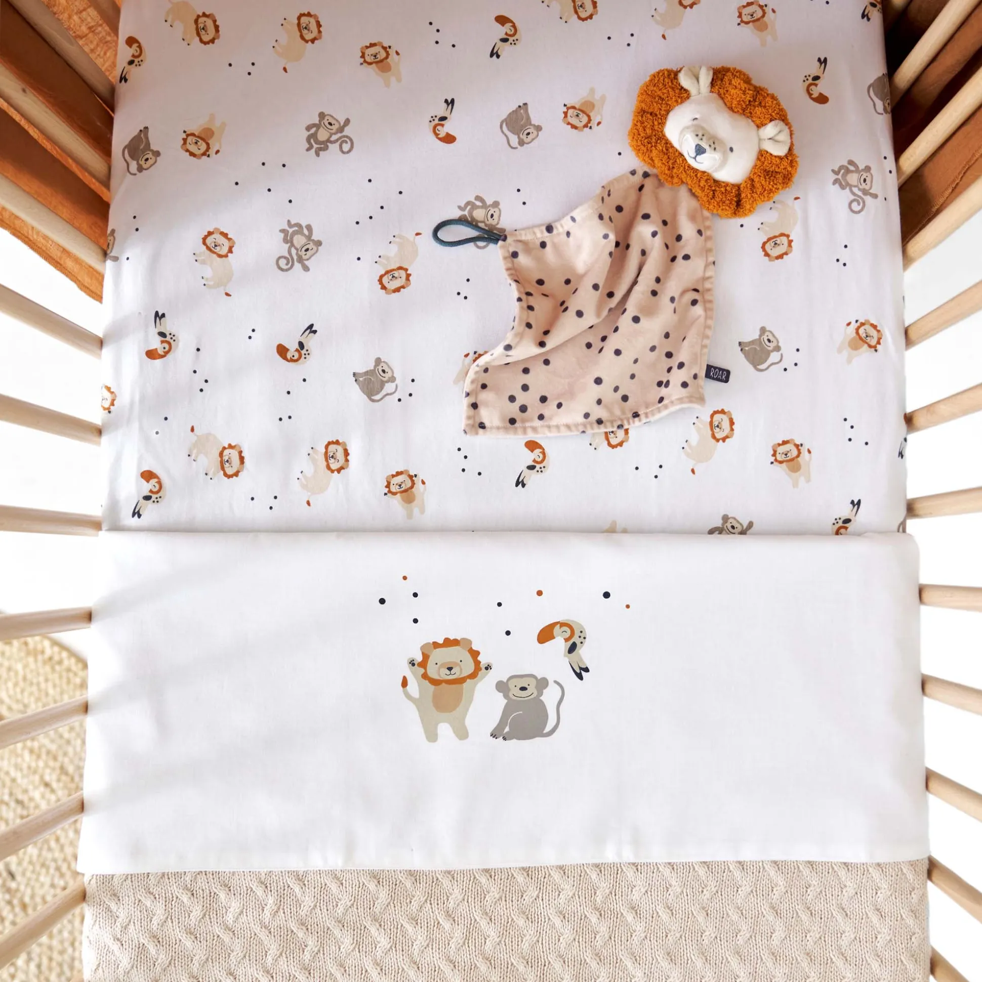 Prénatal wiegdeken beige