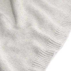 Prénatal wiegdeken brei grijs