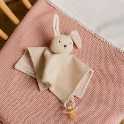 Prénatal wiegdeken Little Knits roze