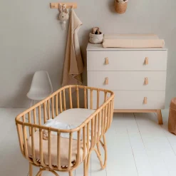 Prénatal wiegdeken Little Knits wit