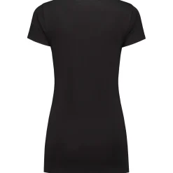 Prénatal zwangerschaps T-shirt korte mouwen effen zwart