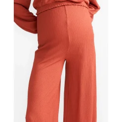 Prénatal zwangerschapsbroek lang effen oranje