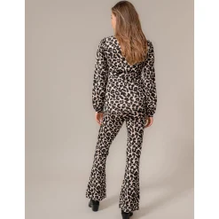 Prénatal zwangerschapsbroek lang all over print beige