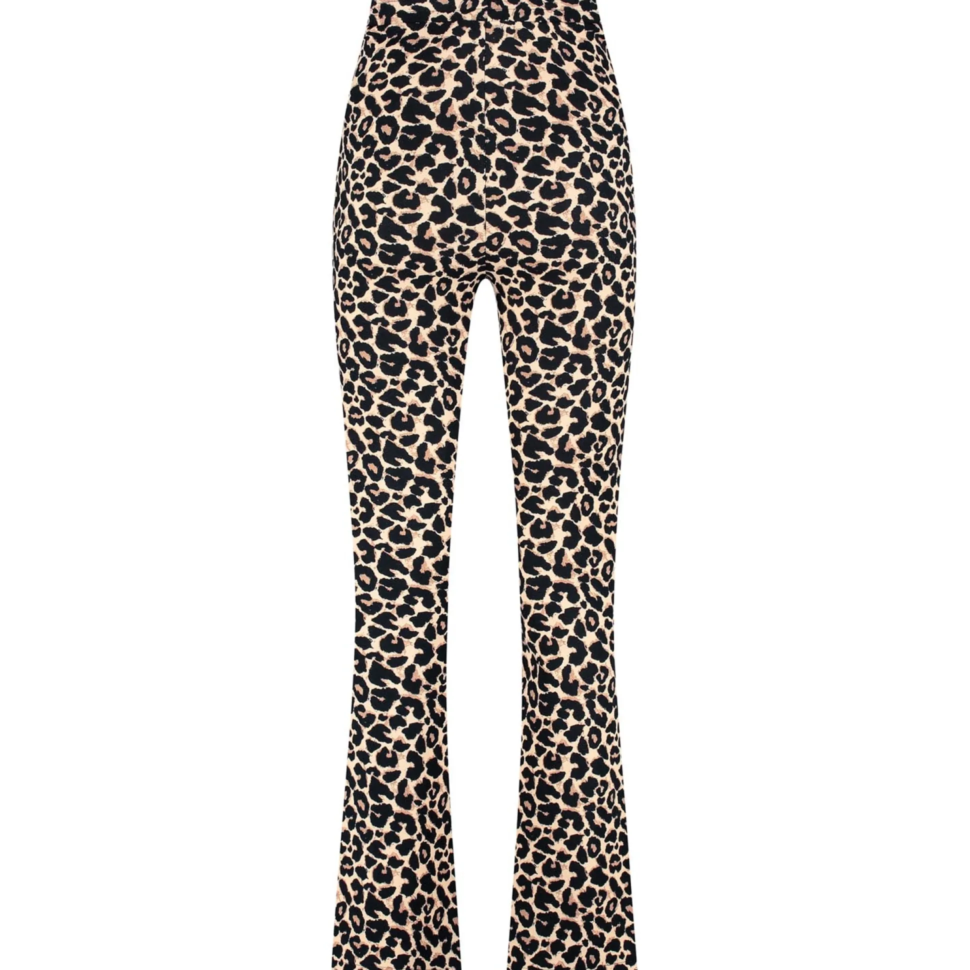 Prénatal zwangerschapsbroek lang panterprint bruin