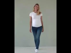 Prénatal zwangerschapsjeans lang effen blauw