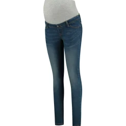 Prénatal zwangerschapsjeans lang effen blauw