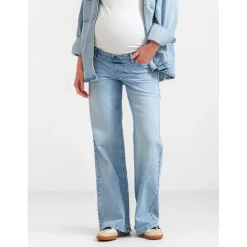 Prénatal zwangerschapsjeans lang effen denim