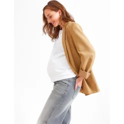 Prénatal zwangerschapsjeans lang effen denim